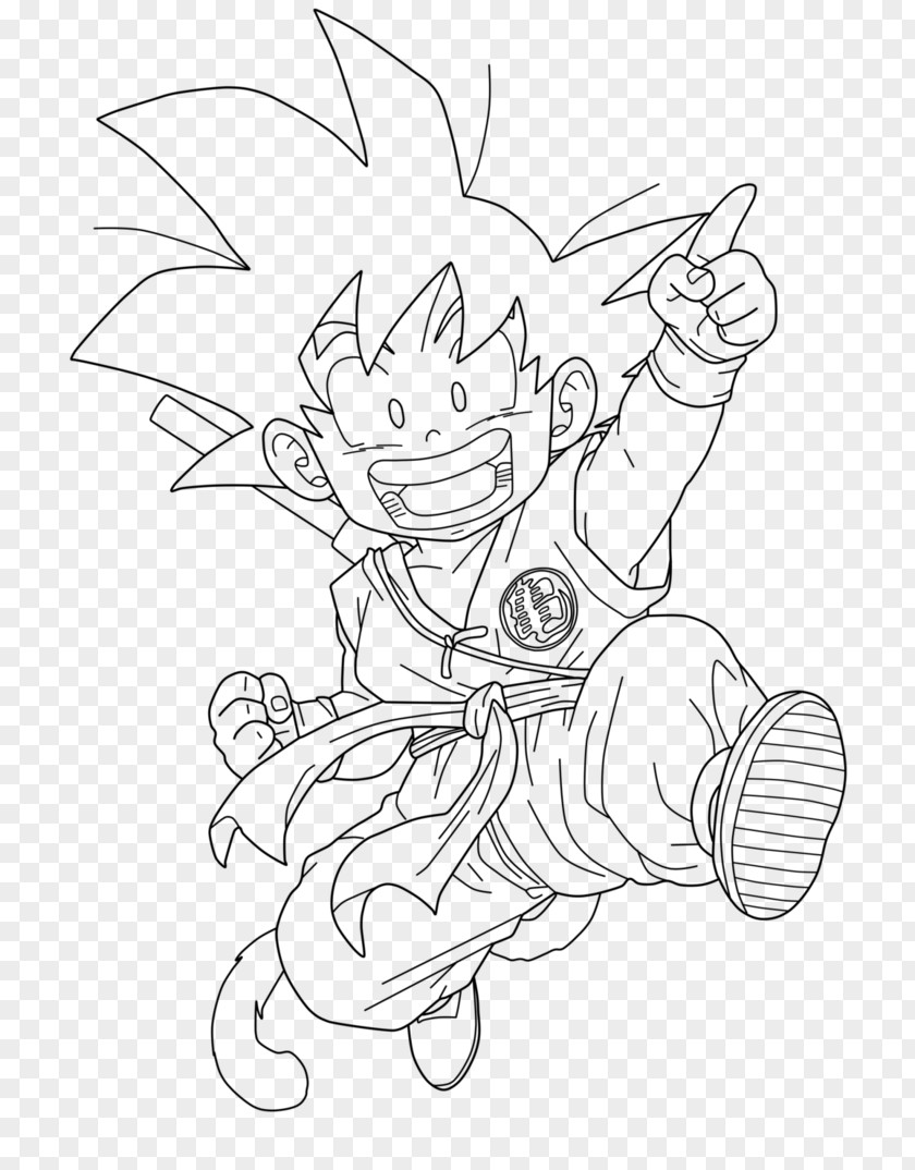 Goku Ultra Line Art Drawing DeviantArt /m/02csf PNG