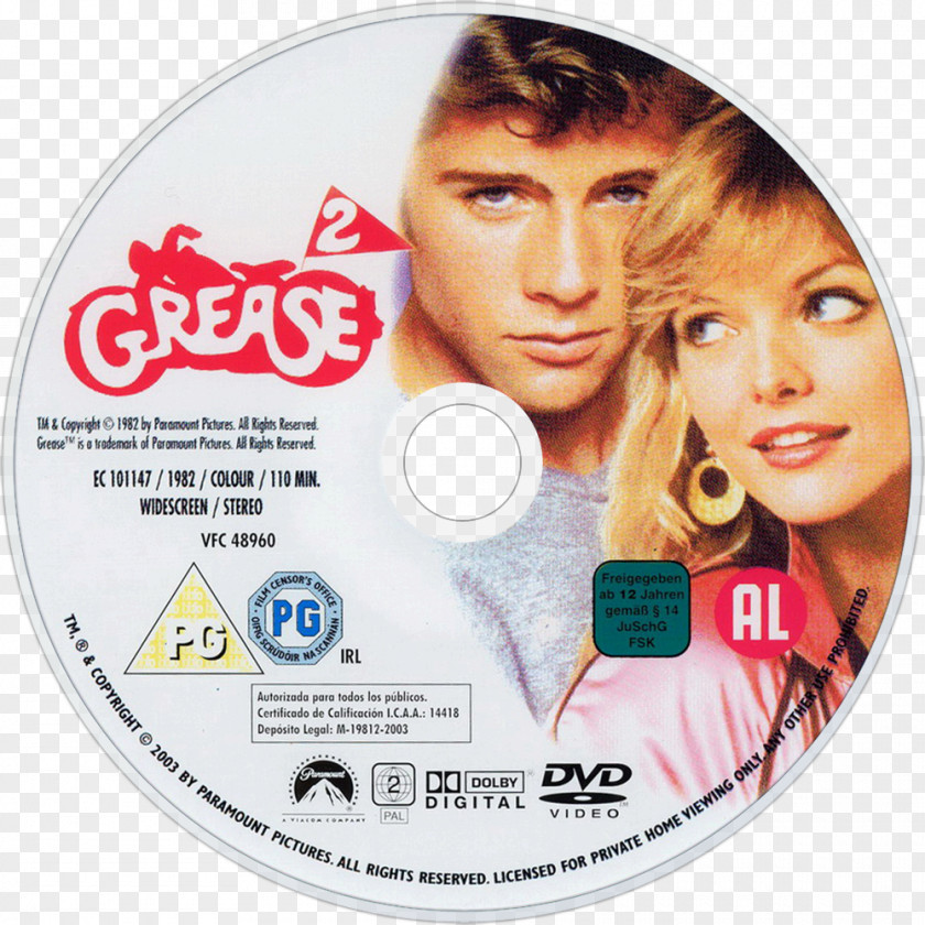 Grease 2 DVD Compact Disc Film PNG