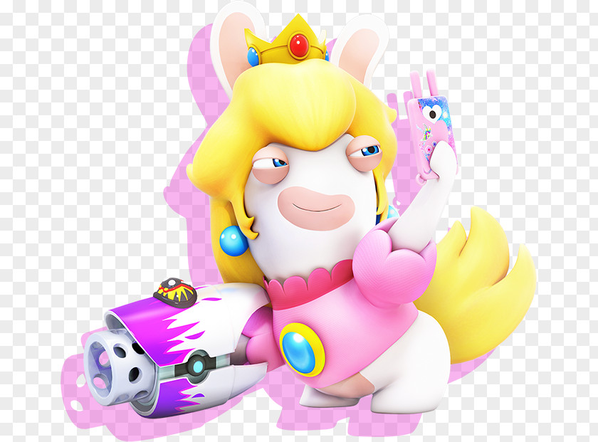 Luigi Mario + Rabbids Kingdom Battle: Donkey Kong Adventure Princess Peach Rayman Raving Nintendo Switch PNG
