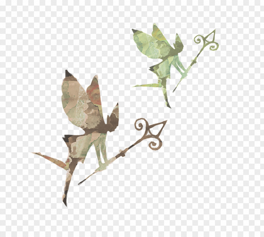 Medieval Elf Butterfly Cute Leaf PNG