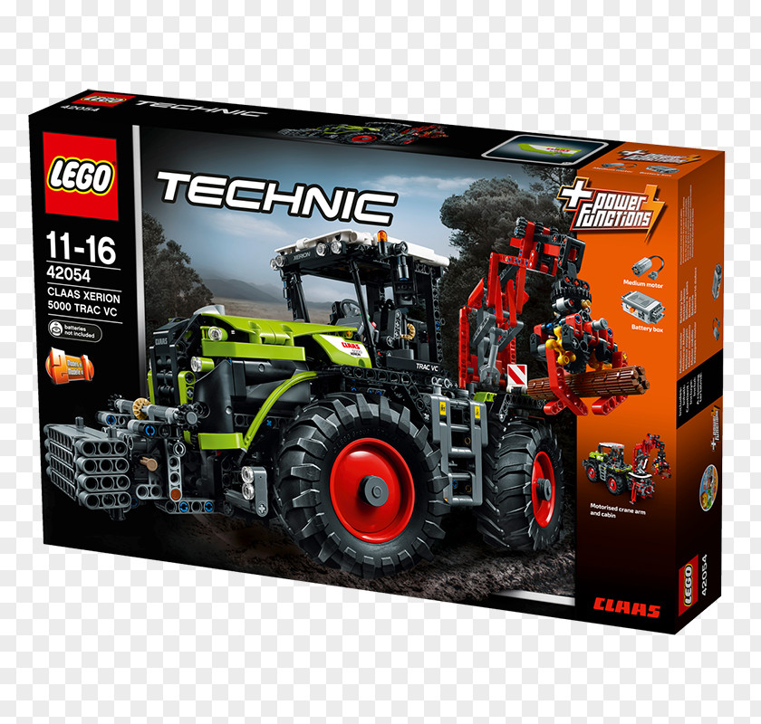 Tractor Lego Technic Claas Xerion 5000 City PNG