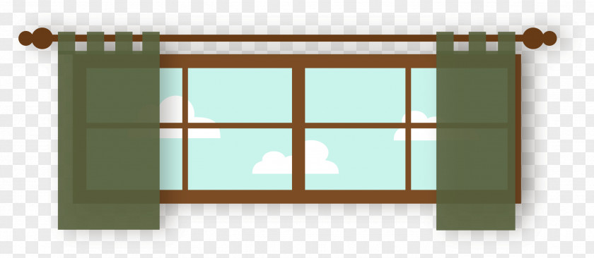 Cartoon Window Kitchen Cabinet Utensil Clip Art PNG
