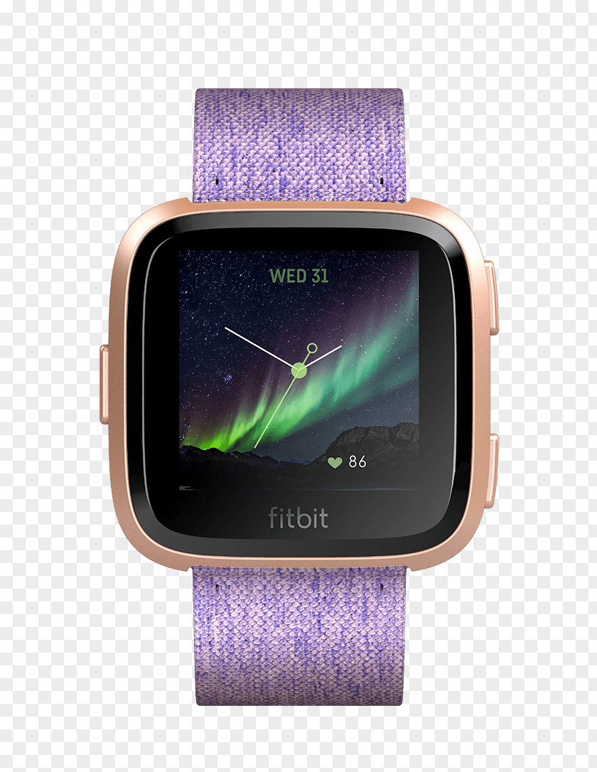 Fitbit Versa Smartwatch Activity Tracker Woven Fabric PNG