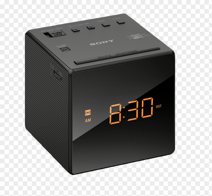 Sony Alarm Clock Radio AM Broadcasting FM PNG