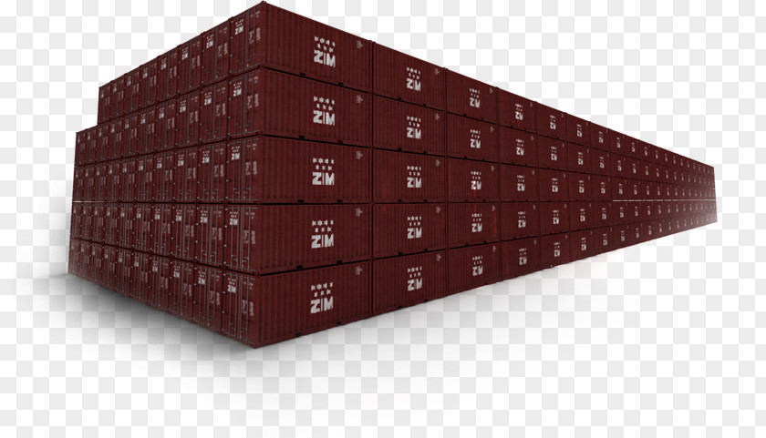 Zim Integrated Shipping Services Intermodal Container Ship Freight Transport PNG