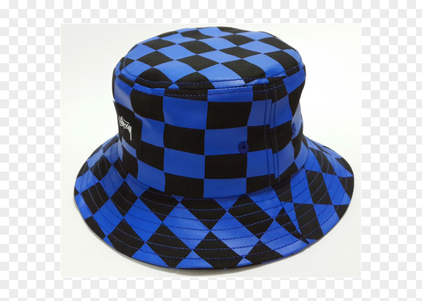 Bucket Hat Fedora Cobalt Blue PNG