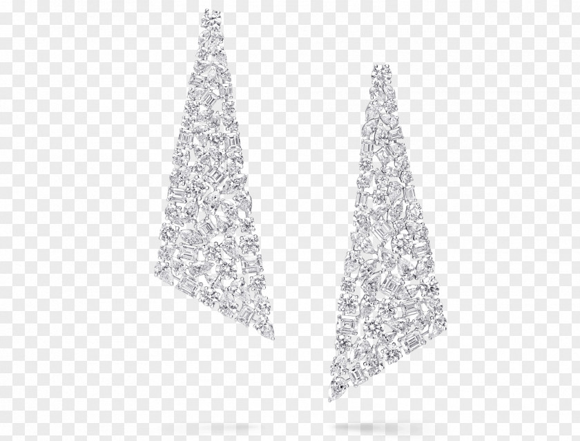 Diamond Triangular Pieces Jewellery Christmas Decoration Tree Earring Gift PNG