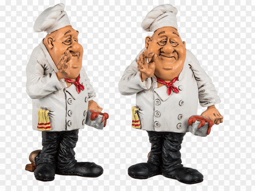 Figurine Polyresin Cook Gift Profession PNG