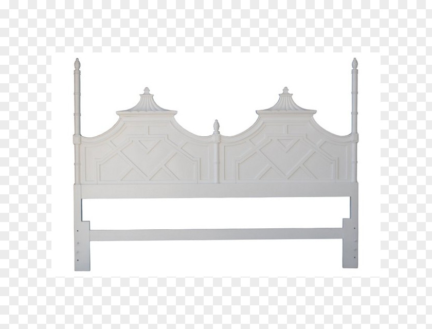 King Size Bed Furniture Headboard Frame Chinese Chippendale PNG