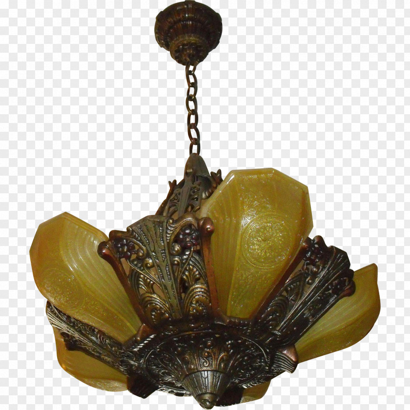 Light Fixture Art Deco # 5 Chandelier PNG