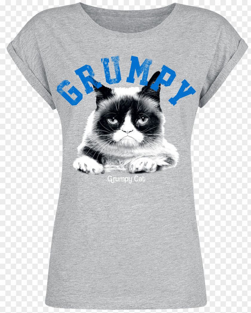 T-shirt Grumpy Cat Sweater White PNG