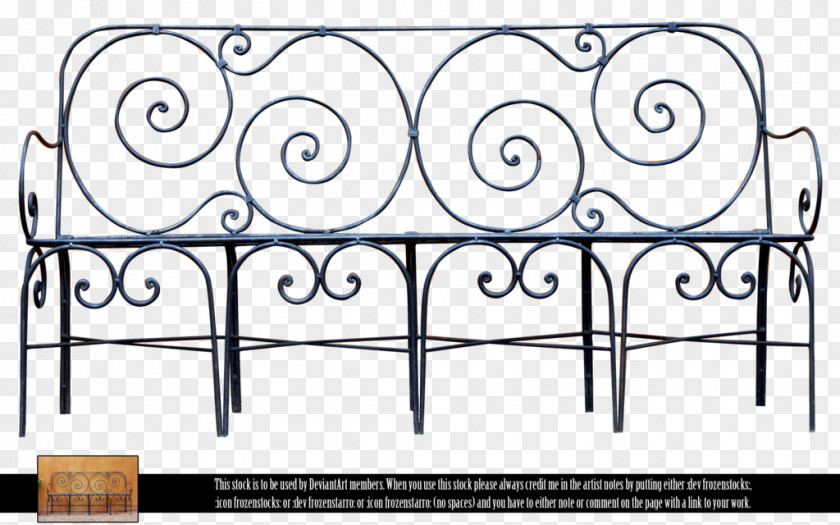 Wrought Iron Art Gate Fence PNG