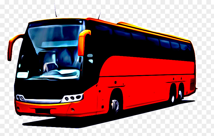 Commercial Vehicle Public Transport Land Bus Mode Of PNG