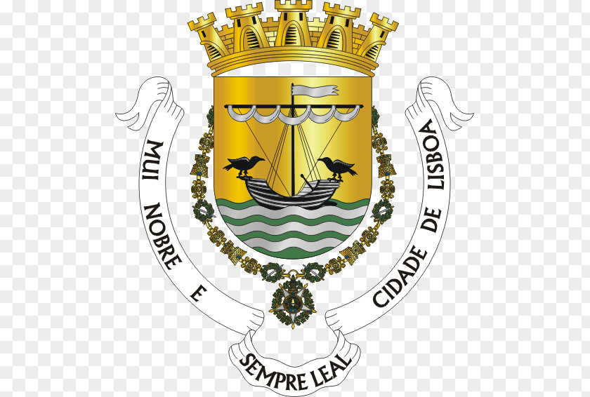 Flag Of Lisbon Portugal Coat Arms PNG