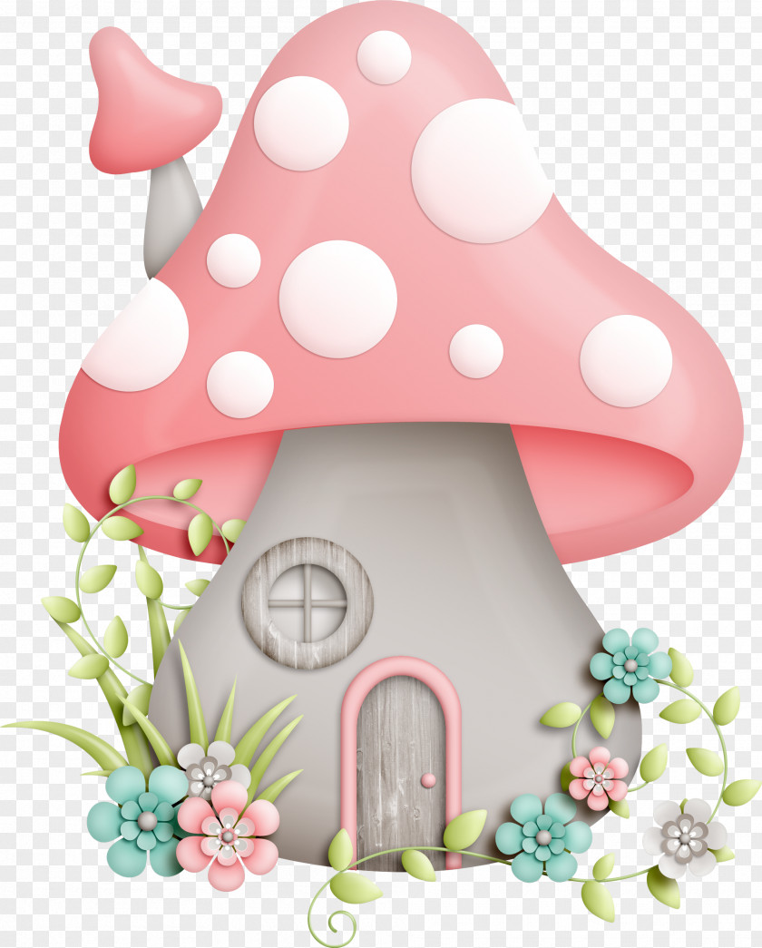 Fungi Mushroom House Clip Art PNG