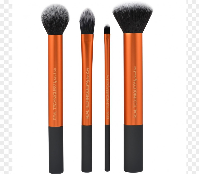Makeup Brush Cosmetics Real Techniques Core Collection Foundation PNG