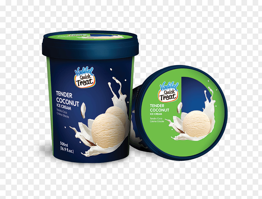 Milk Flow Tender Coconut Ice Cream Butterscotch Sundae Vadilal PNG