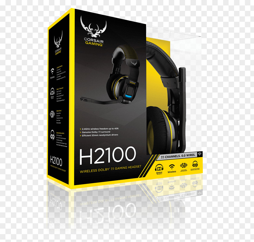 Silver Playstation Wireless Headset Corsair Components 7.1 Surround Sound H1500 Gaming H2100 PNG