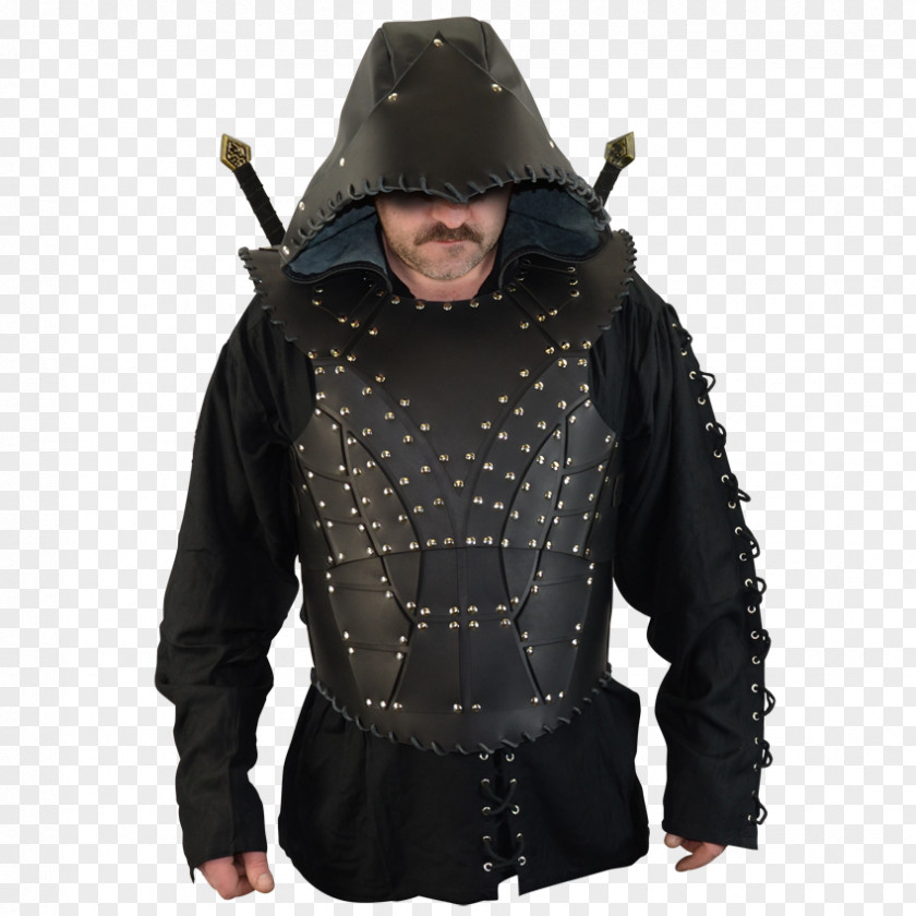 Armour Body Armor Hoodie Leather Costume PNG
