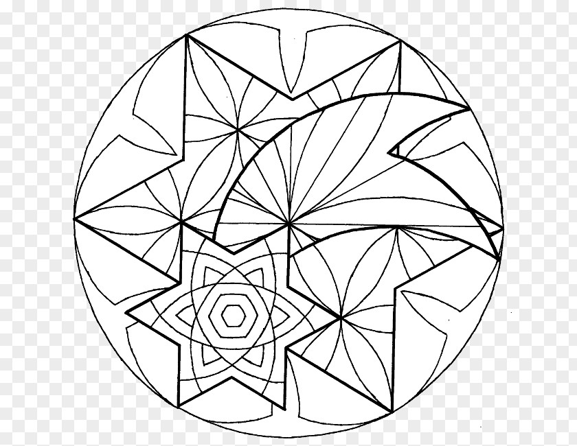 Circle Leaf Point Angle Line Art PNG