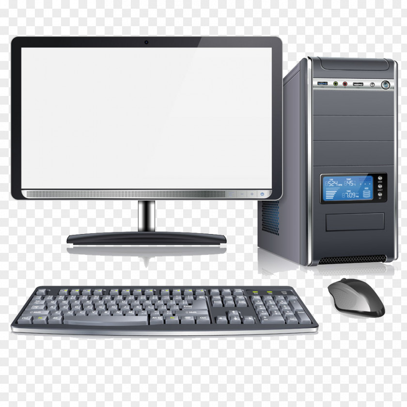 Main Computer Chassis And The Monitor Keyboard Mouse Case Laptop Macintosh PNG