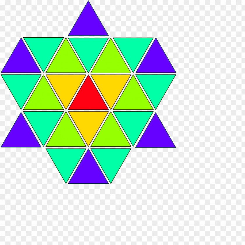 Triangle Symmetry Point Pattern PNG