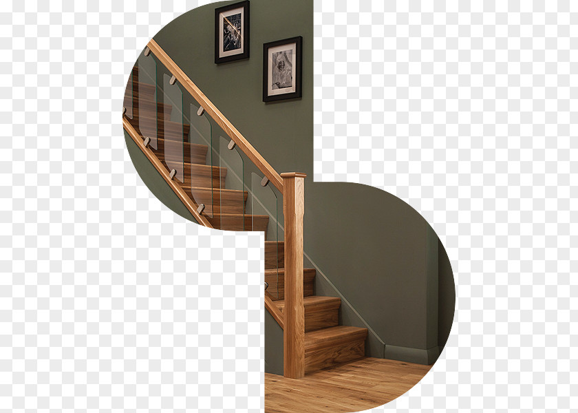 Amazing Open Staircase Staircases Wood Guard Rail Baluster Handrail PNG