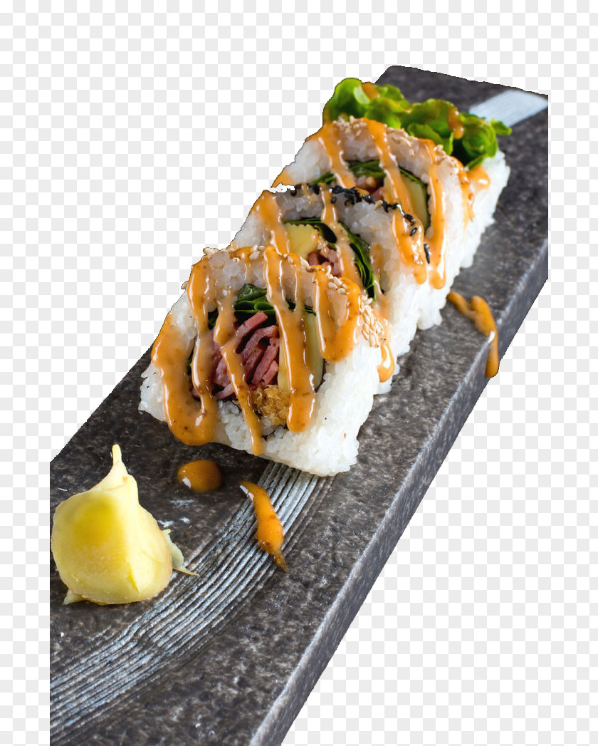 Bacon Intimate Sushi California Roll Gimbap Japanese Cuisine PNG