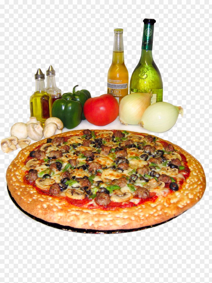 Junk Food Pizza Italian Cuisine PNG