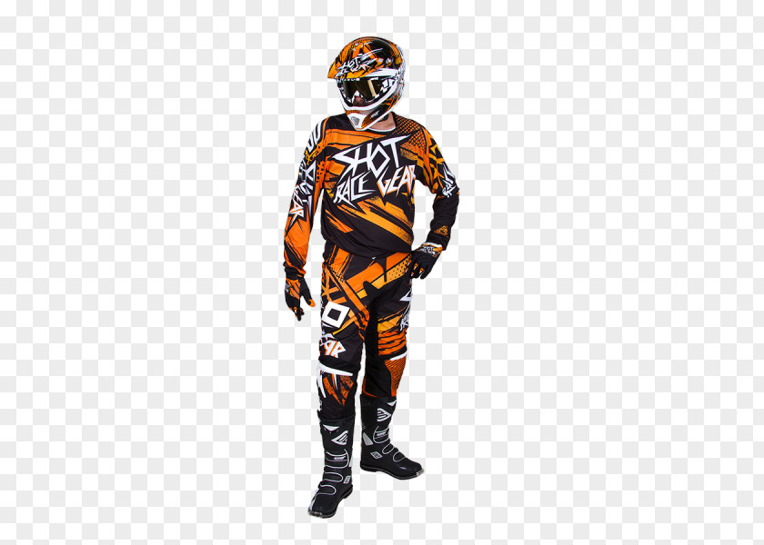 Orange Cross Protective Gear In Sports Costume Outerwear Racing PNG