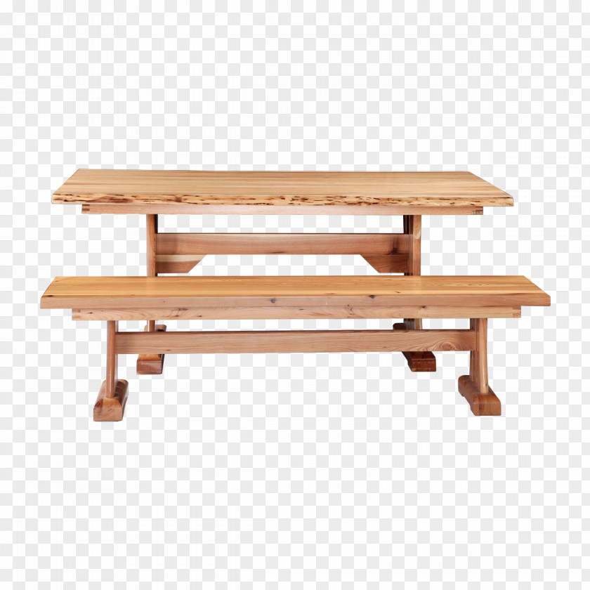 Dining Table Garden Furniture Bench Wood PNG