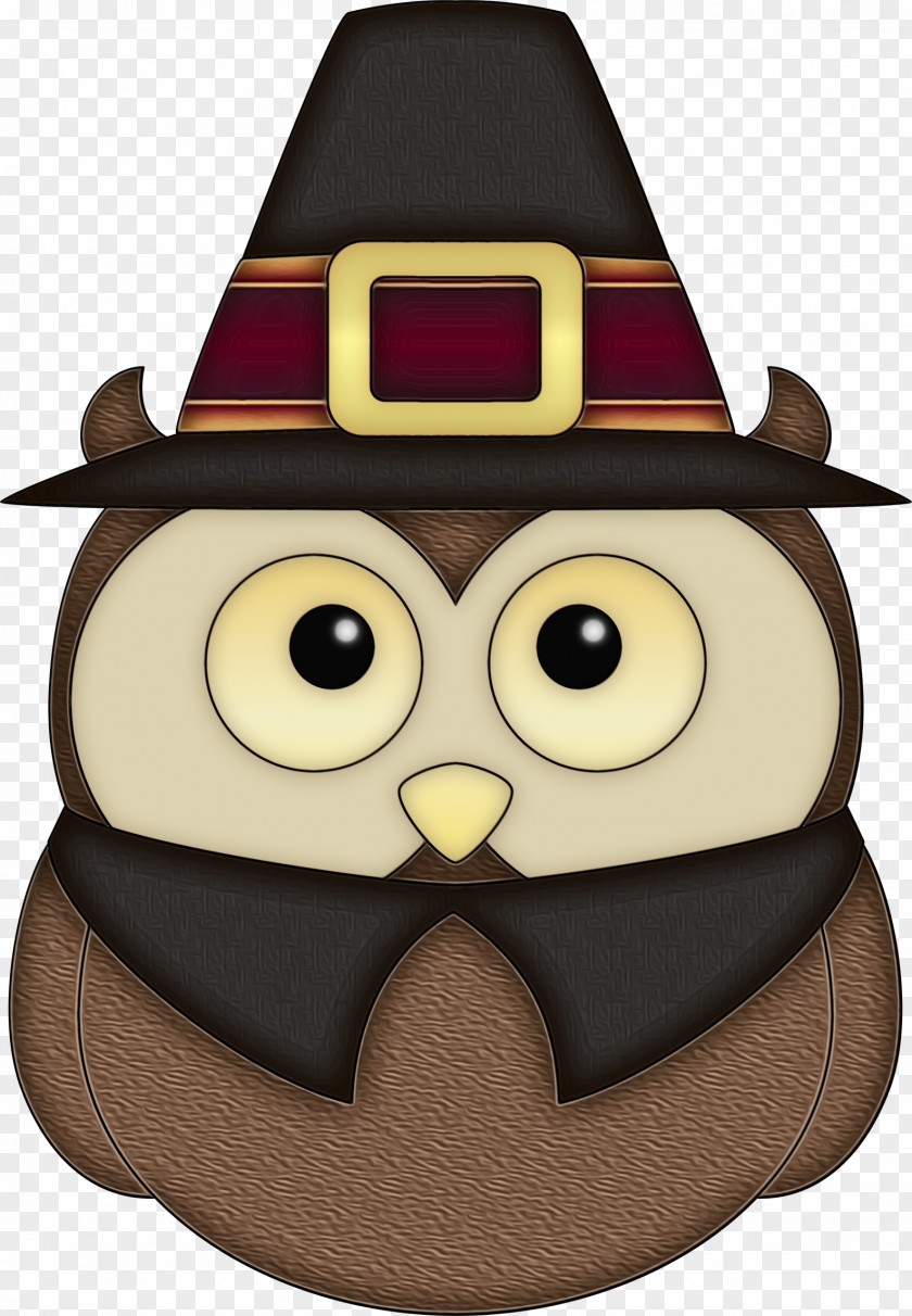 Fictional Character Headgear Cartoon Owl Brown Clip Art Hat PNG