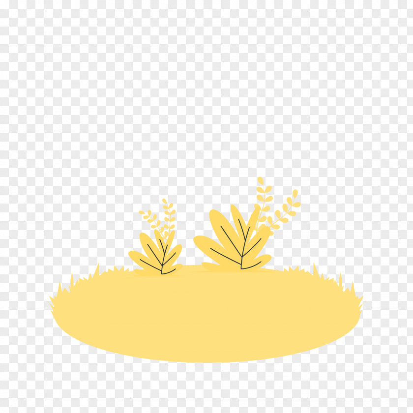 Leaf Tree Yellow Meter Font PNG