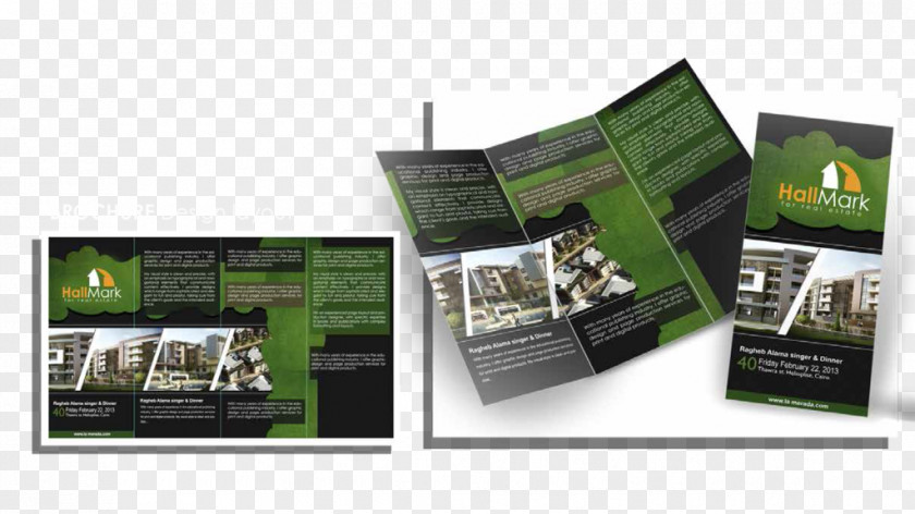 Real Estate Flyer Advertising Brochure Page Layout PNG