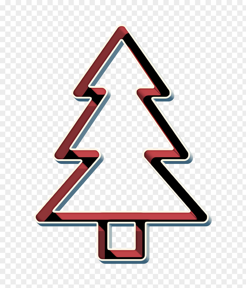 Traffic Sign Symbol Christmas Icon Tandenbaum Tree PNG