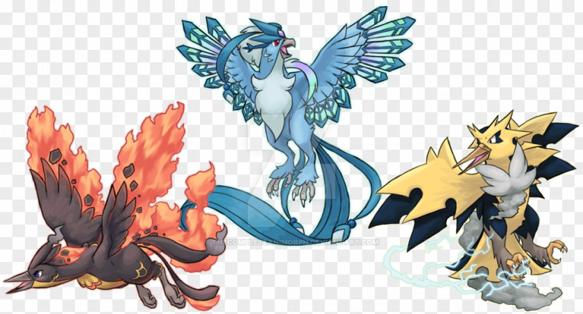 Articuno Ecommerce Zapdos Moltres Legendary Bird Trio Drawing PNG