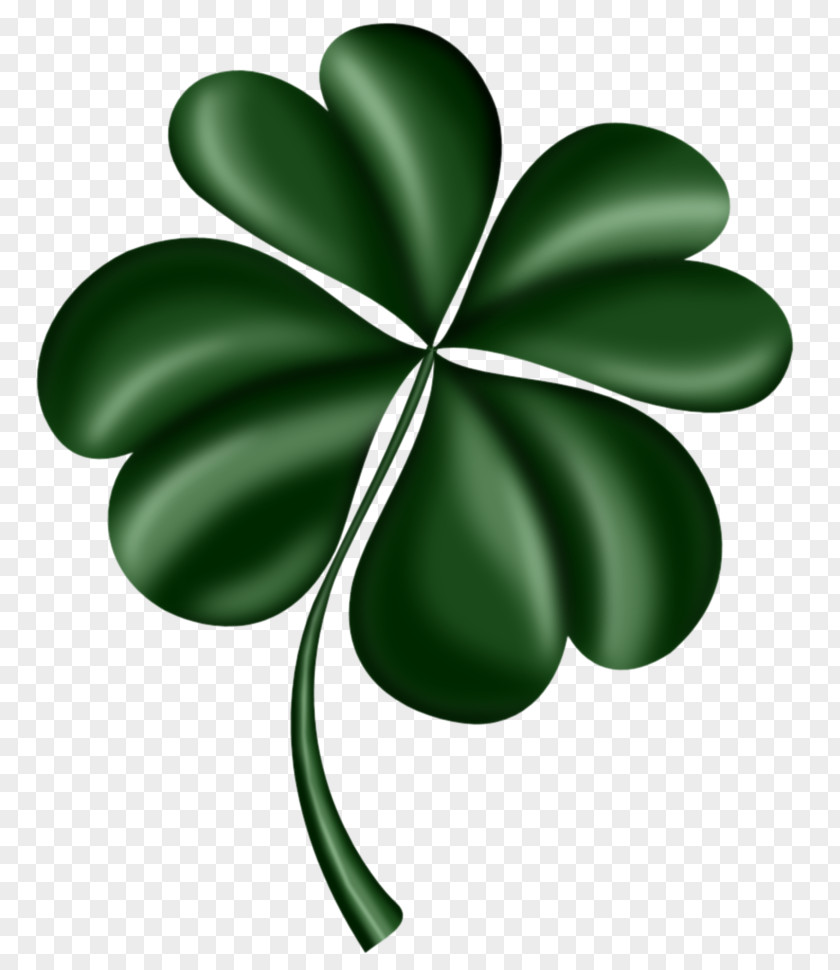 Clover Four-leaf Shamrock Saint Patrick's Day PNG