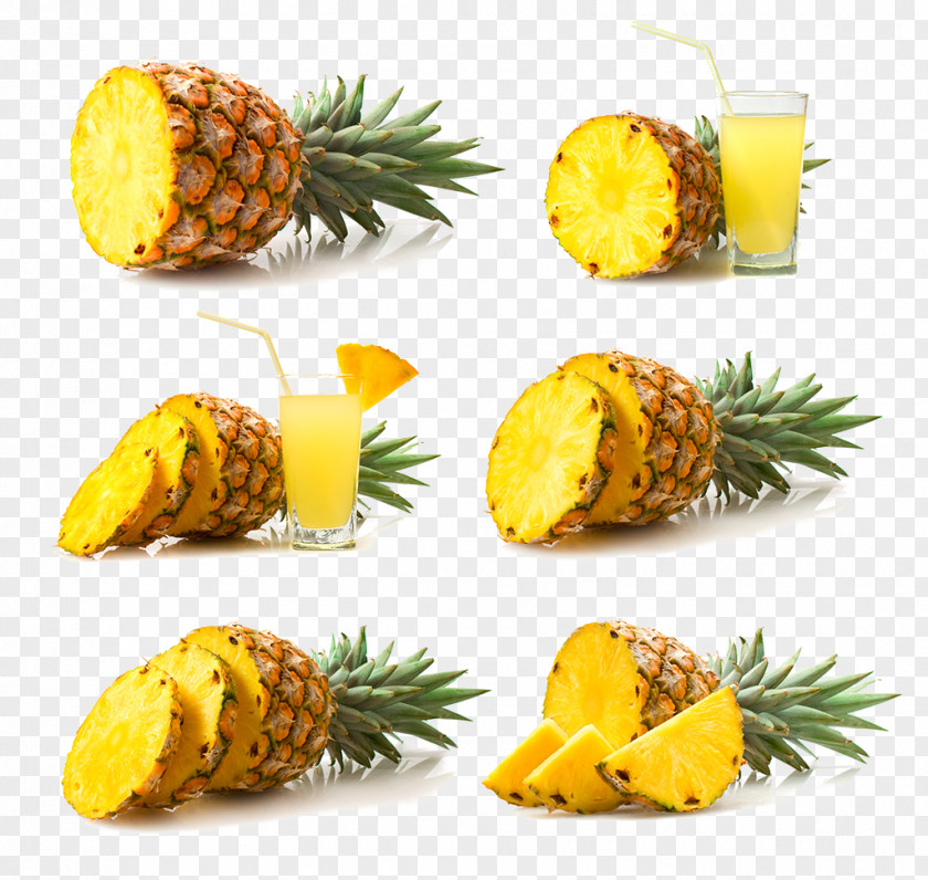 Pineapple Orange Juice Fruit Food PNG