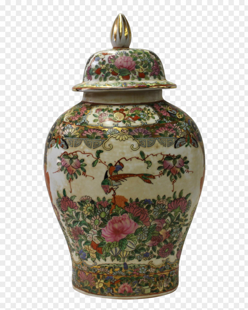 Chinese Porcelain Vase Urn PNG
