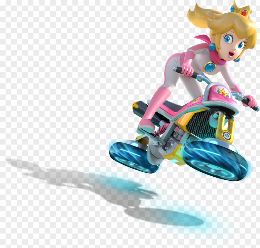 Mario Kart 7 8 Deluxe Wii Princess Peach PNG