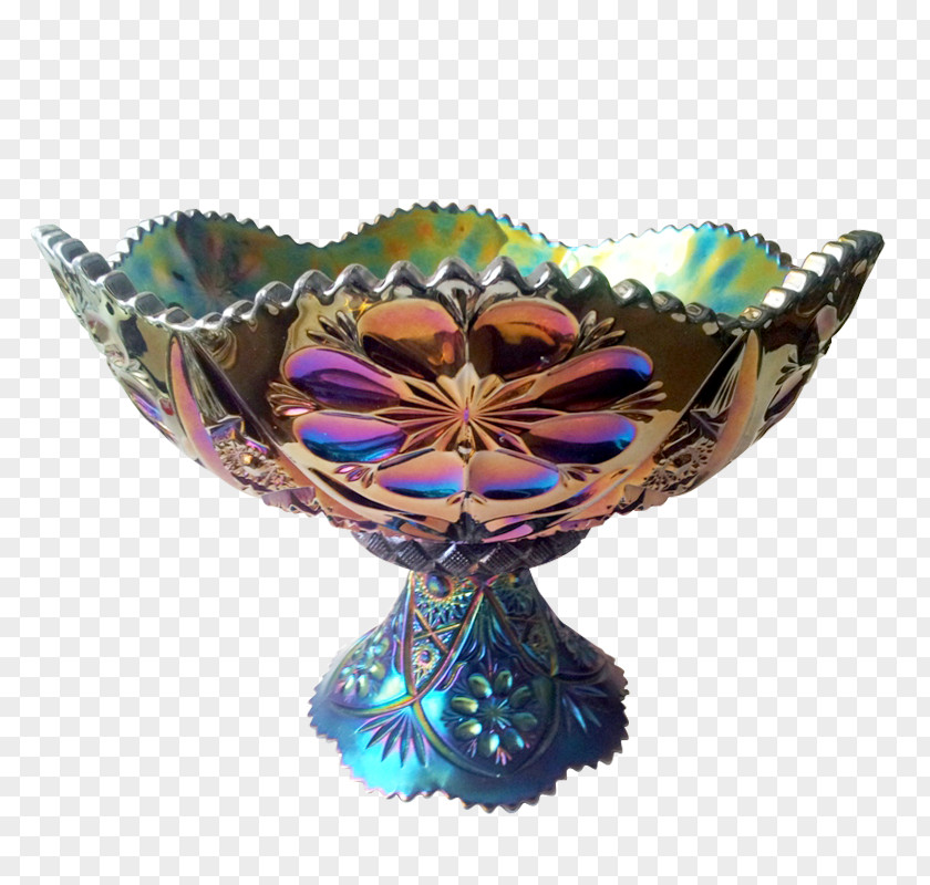 Punch Bowls Carnival Glass Vase PNG