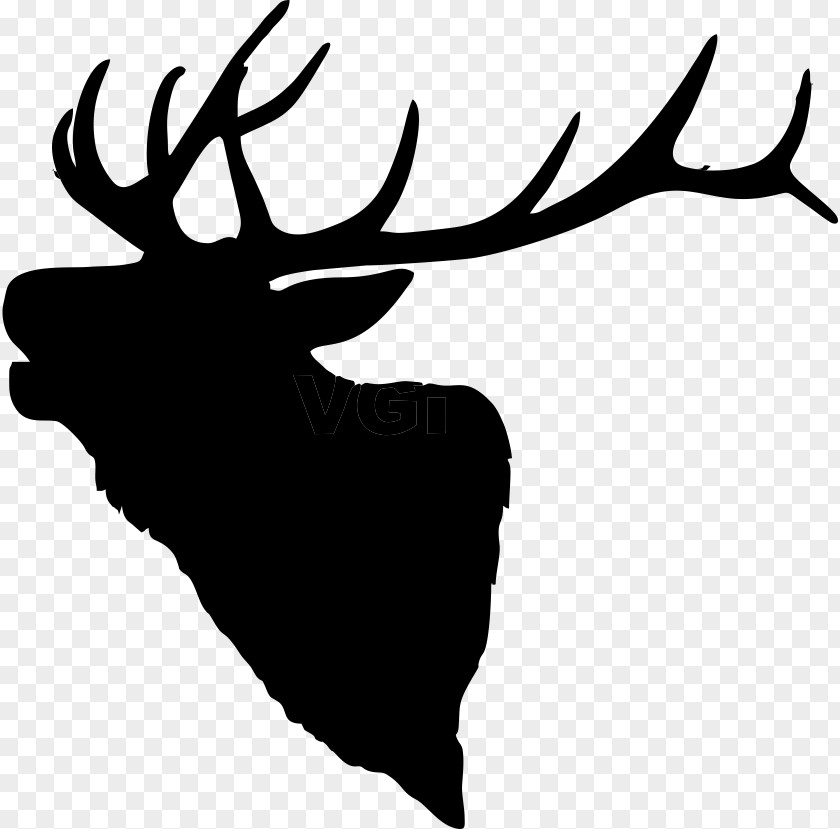 Vector Elk Deer Moose Clip Art PNG