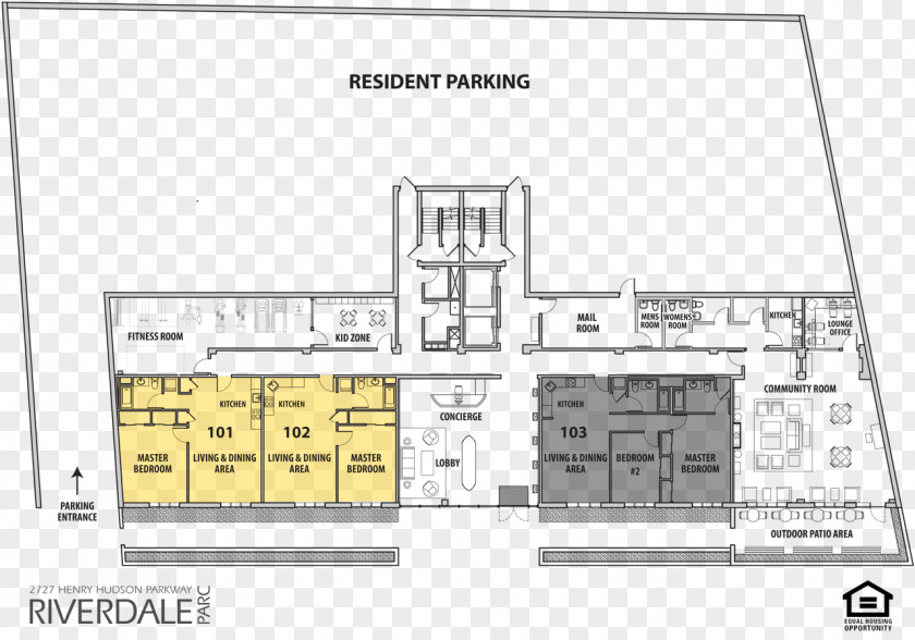 ApartmentsGround Floor Plan Bedroom Riverdale Parc PNG