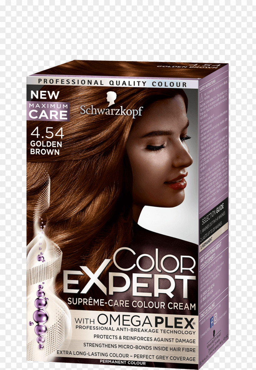 Hair Coloring Brown Schwarzkopf Color Expert Omegaplex Permanent Dye Capelli PNG