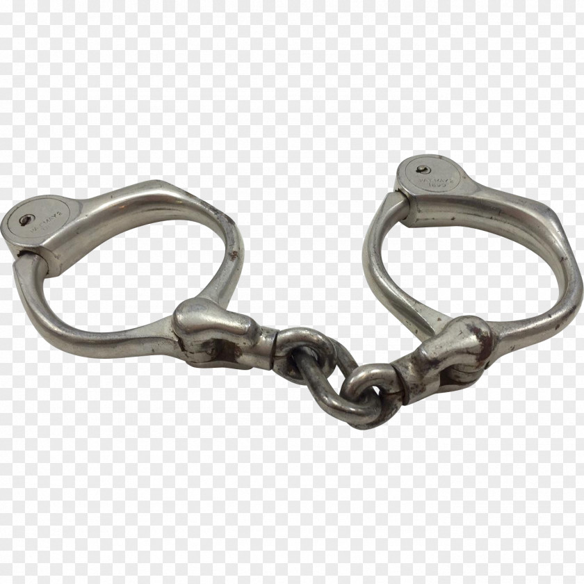 Handcuffs Legcuffs Police Hiatt Speedcuffs Antique PNG