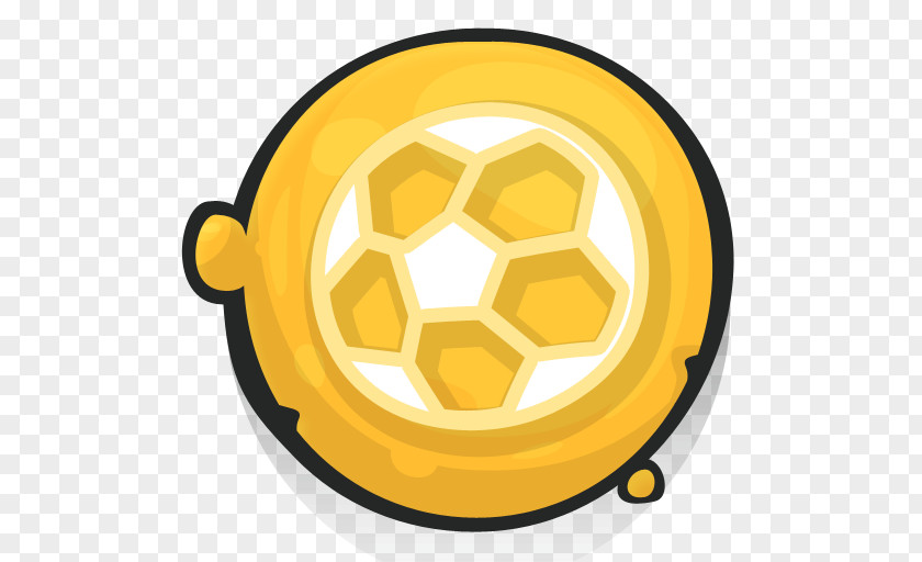 Sticker Yellow Circle Design PNG