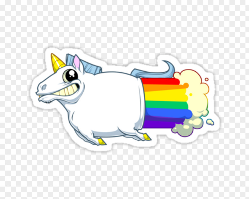 Unicorn Flatulence Rainbow Party Symptom PNG