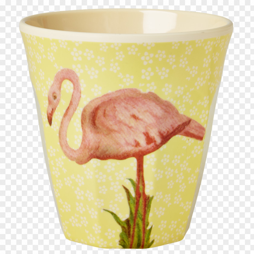 Flamingo Printing Melamine Mug Cup Ceramic Beaker PNG