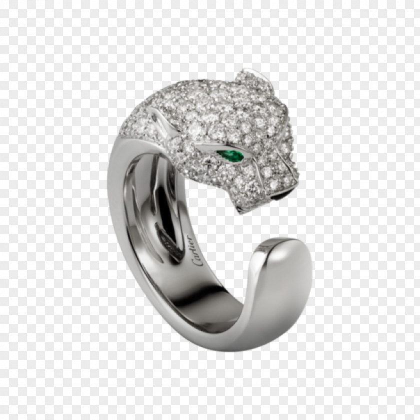 Platinum Ring Cartier Jewellery Colored Gold Diamond PNG