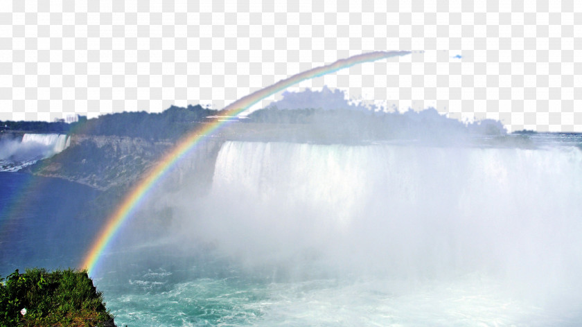 A Niagara Falls, Canada Rainbow Bridgexe2u20acu201ctunnel Sky Energy Wave PNG